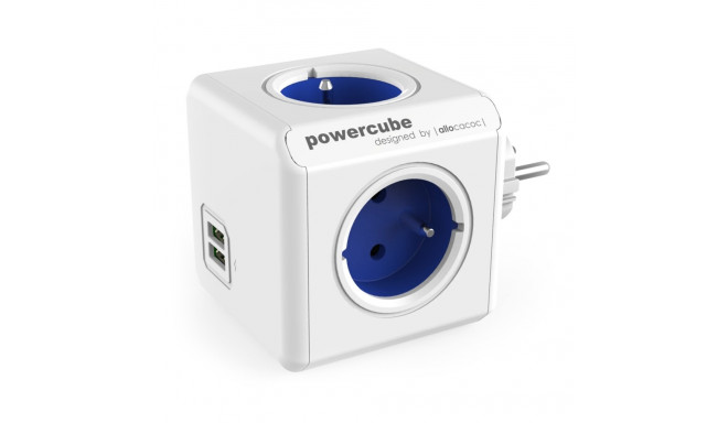 Allocacoc PowerCube Original USB Blauw (FR)