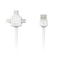 Allocacoc 3 in 1 USB kabel groen