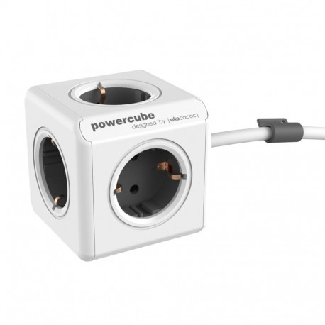 Allocacoc PowerCube Extended Grijs 1,5m Kabel