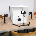 Caruba Portable Fotostudio 50x50x50cm met Losse LED Lampen