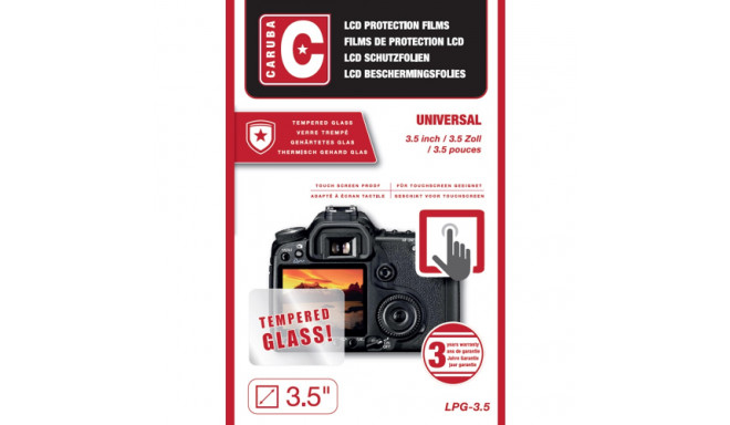 Caruba LCD Optical Glass Protector 3,5" (2 Stuks)