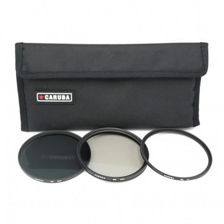 Caruba UV + CPL + ND8 Filter Kit 72mm