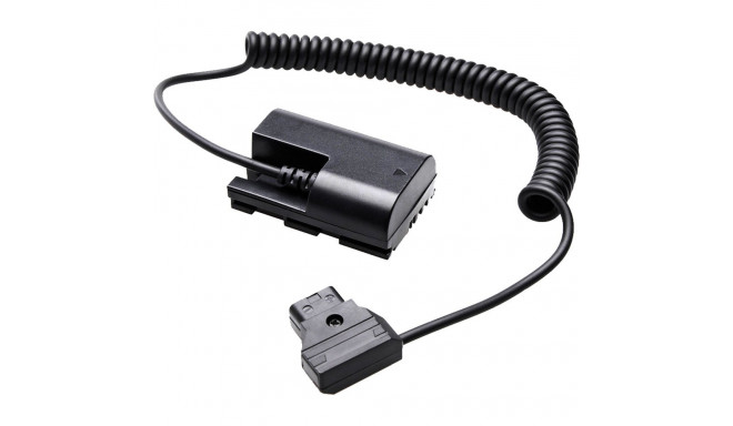Caruba Batterij Dummy Insert LP E6 naar D Tap Stroomkabel