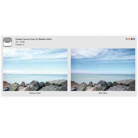 Cokin Filter X121M Neutral Grey G2 medium (ND4) (0.6)
