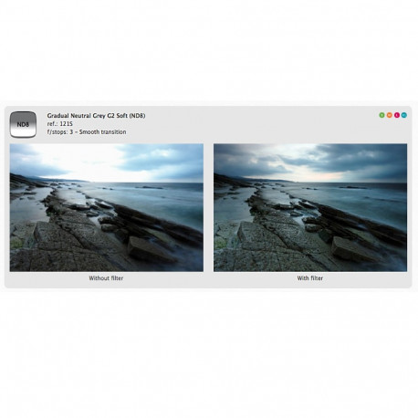 Cokin Filter Z121S Neutral Grey G2 soft (ND8) (0.9)