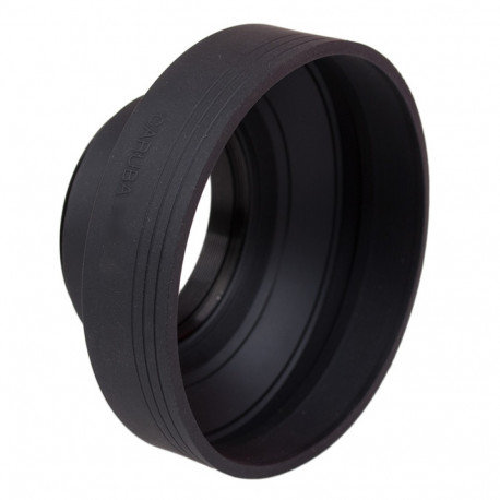 Caruba Rubberen Zonnekap 3in1 49mm