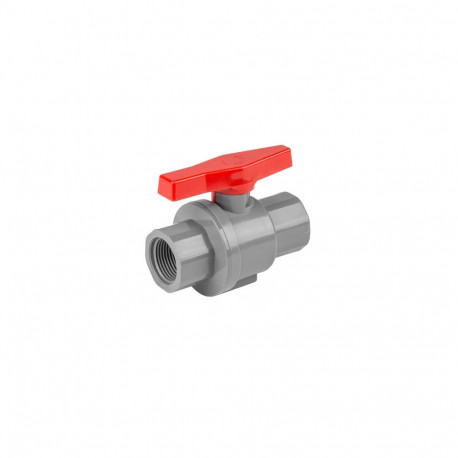 PN10 PVC combined valve 1" female / 1" female