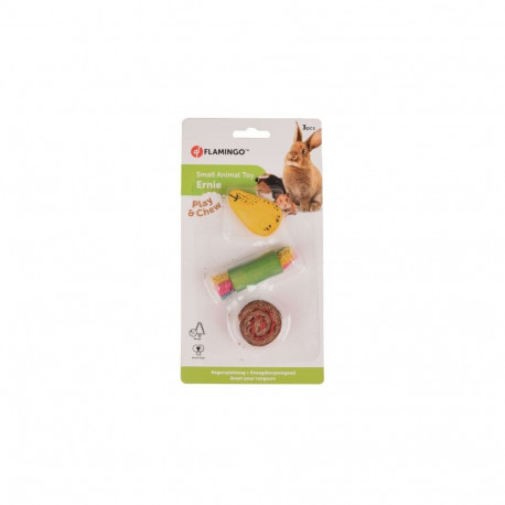 Flamingo näriliste mänguasi Ernie pakis 3tk