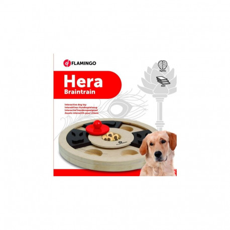 Flamingo interactive wooden toy Hera for dogs ø 25cm