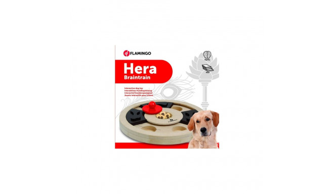 Flamingo interactive wooden toy Hera for dogs ø 25cm