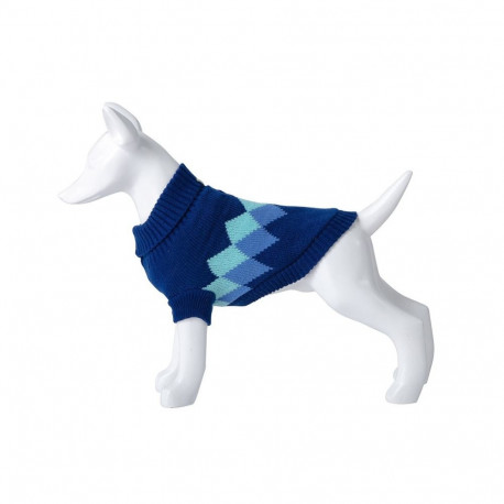 Freedog Rhombus blue sweater for a dog 40cm