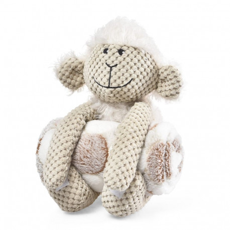 Barry King dog life sheep with blanket 70x60cm