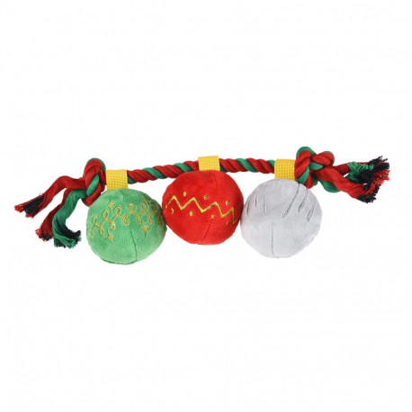 Barry King rope life with Christmas balls 32x9cm