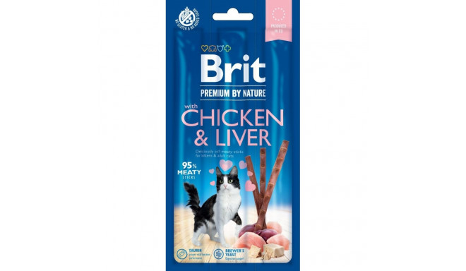 Brit Premium Chicken & Liver kassimaius 3tk 15g