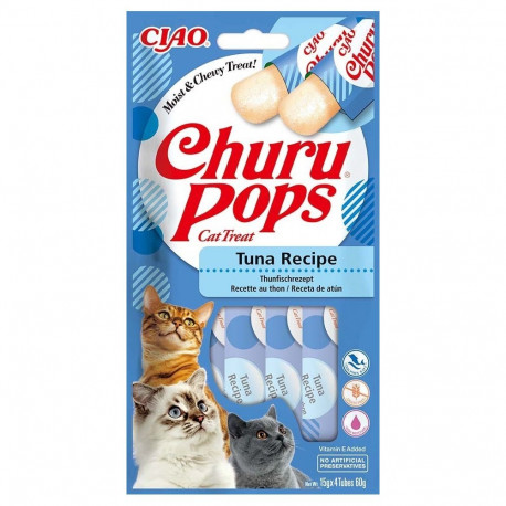 Churu Pops cat treats with tuna 4x15g