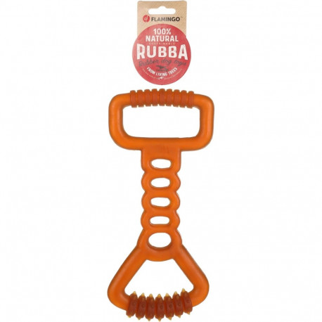 Flamingo natural rubber toy for dogs 28.5x13.3cm