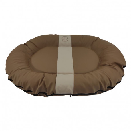 Cazo Oval Bed Oslo latte tone nest for dogs 75x100x15cm