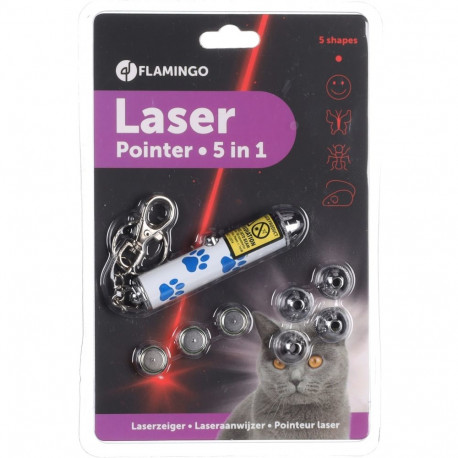 Flamingo laser toy for cats