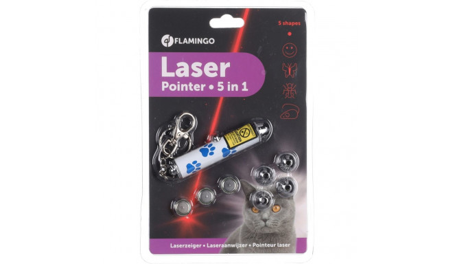 Flamingo laser toy for cats