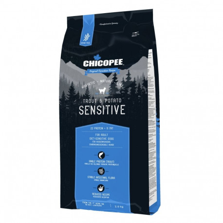 Chicopee HNL Sensitive Trout & Potato dog food 2kg