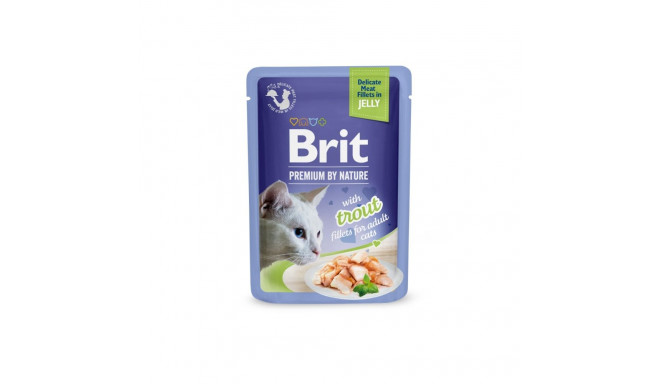 Brit Premium Delicate Trout Fillets in Jelly märgtoit kassidele 85g