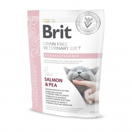 Brit Veterinary Diet Hypoallergenic special food for cats 400g