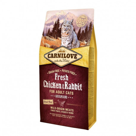 Carnilove Fresh Chicken & Rabbit for Adult kassitoit 6 kg