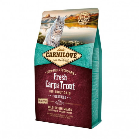 Carnilove Fresh Carp & Trout for Sterile cat food 2 kg