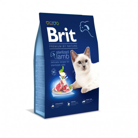 Brit Premium Cat Sterilized Lamb cat food 8kg