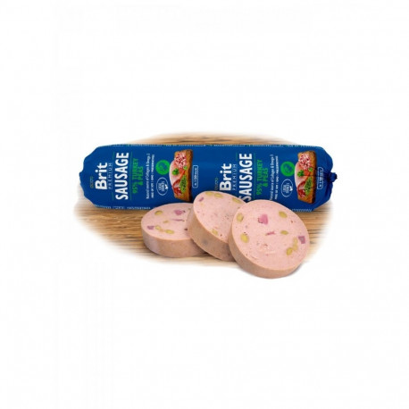 Brit Premium Turkey & Peas sausage for dogs 800g