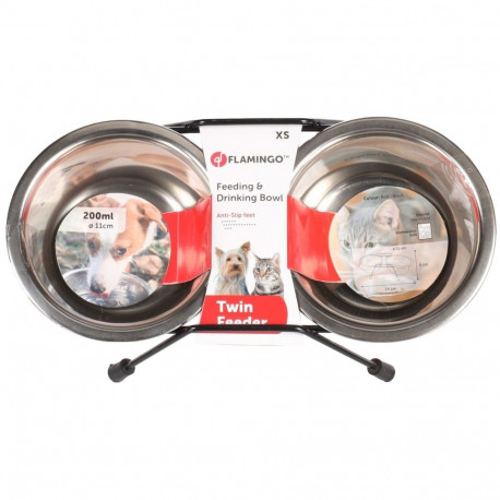 Flamingo dinnerware with two bowls XS ø 11cm - 200ml