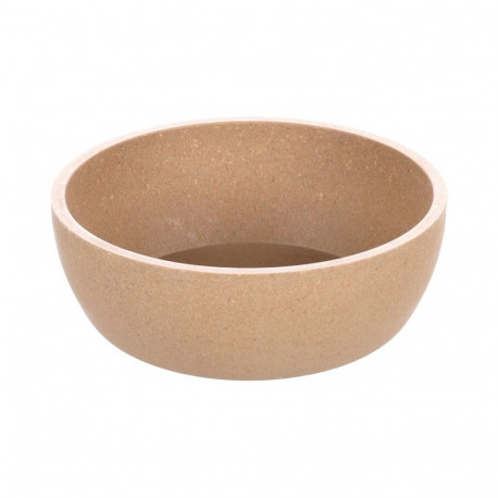 Flamingo libisemisvastase põhjaga bambusest kauss lemmikloomale ø 14cm - 450ml