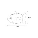 Flamingo soft toy fish with nettle for cat 13cm