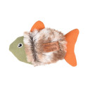 Flamingo soft toy fish with nettle for cat 13cm