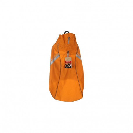 Flamingo Pomi orange rain jacket for dogs 55cm