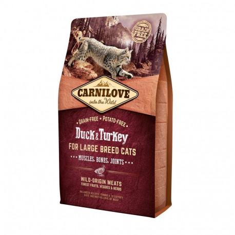 Carnilove Duck & Turkey for Large Breed kassitoit 2 kg
