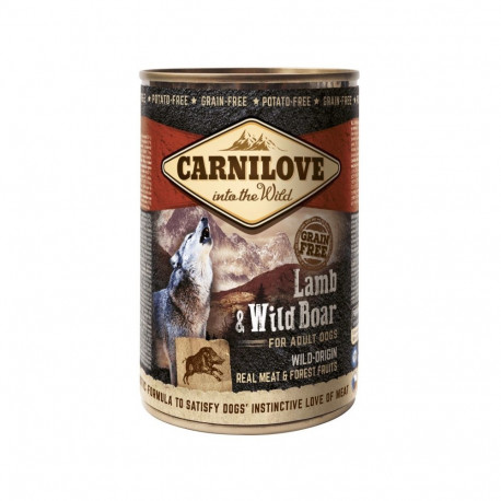 Carnilove Lamb & Wild Boar canned for dogs 400g