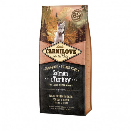 Carnilove Salmon & Turkey for Large Breed Puppies dog food 12 kg