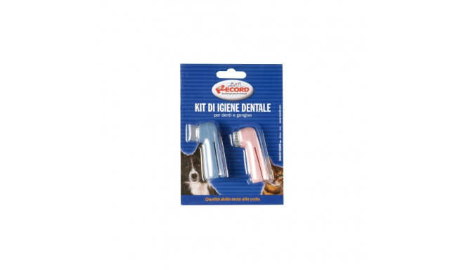 Record toothbrush set for dogs