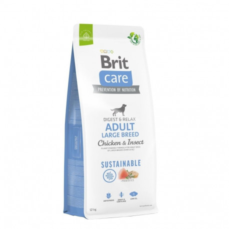Brit Care Sustainable Adult Large Breed Chicken & Insect dog food 12 kg