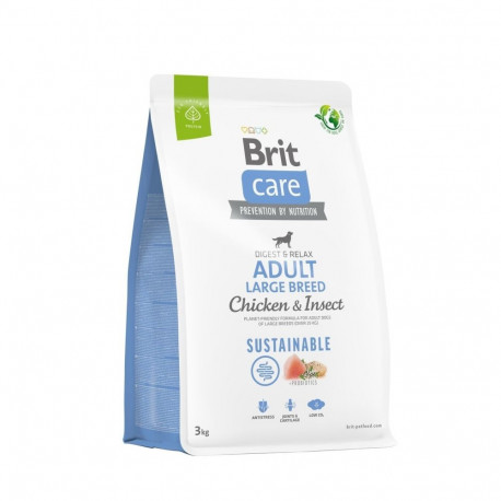 Brit Care Sustainable Adult Large Breed Chicken & Insect dog food 3kg