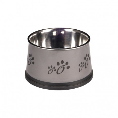Flamingo gray food and drink bowl for long-eared dogs 0.9L 15cm