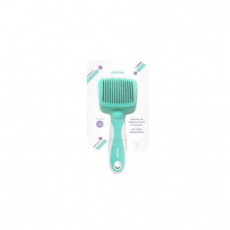 Green leash for dogs with Record cleaning system 7.5x19cm