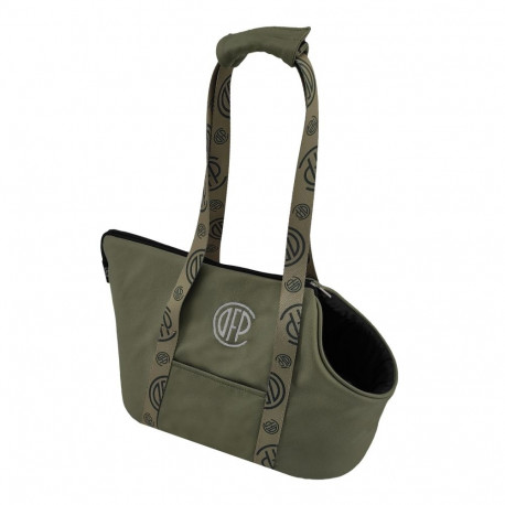 Cazo Pet Bag Malmo green carrier bag for dogs 30x40x24cm