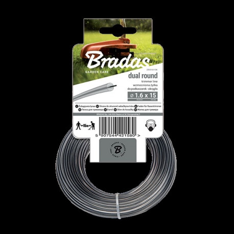 Trimmeri jõhv Ripper Dual, ümar tugevdatud 2,0mm 100m