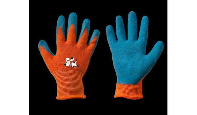 Laste töökindad Orange lateks 5