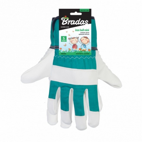 IRON BULL MINI protective gloves made of artificial leather and cotton