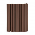 Clips for screen strips SOLID- brown