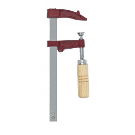 Clamp MM 25cm, jaw depth 7cm, max 4000N, wooden handle