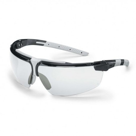 Safety glasses Uvex i-3, clear lens, supravision excellence (anfi scratch, anti fog) coating, black/